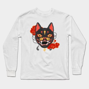 The fierce cat spirit mask (nb) Long Sleeve T-Shirt